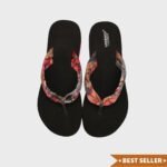 Ruby-Stripe Printed Flip-Flop